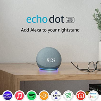 Echo Dot con Reloj 4ta...