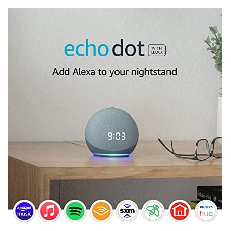 Combo Alexa Echo Sub + Alexa Echo Dot 4ta Generación con Reloj Azul -  , SISTEMAS DE AUDIO, SISTEMAS DE AUDIO, AUDIO, TECNOLOGÍA, ELECTRONICA